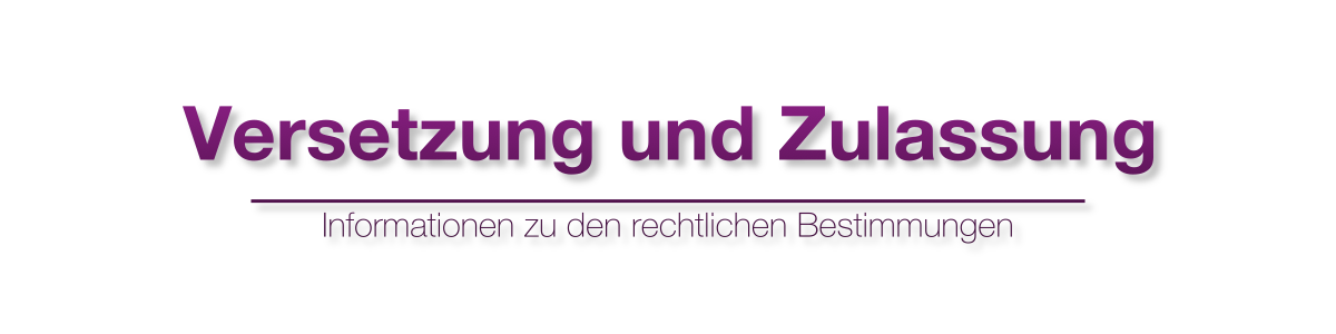 Versetzungsbestimmung